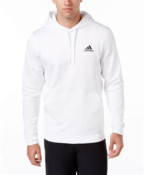 white adidas hoodie men's|adidas hoodie white male.